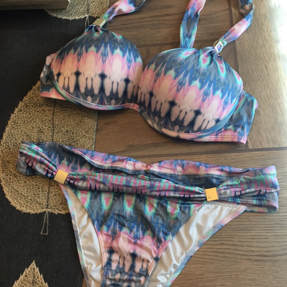 Victoria’s Secret two piece swim suit.